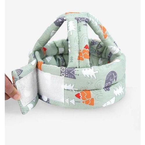 🛡️ Casque de Protection Anti-Choc Bébé – Coton Doux & Sangle Ajustable